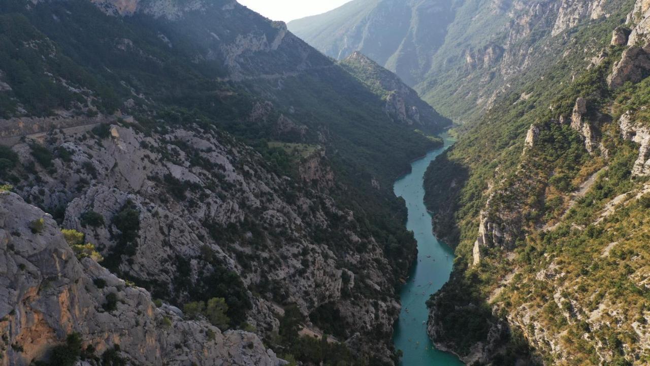 Camping Panoramique Du Verdon Castellane Kültér fotó