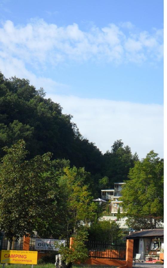 Camping Panoramique Du Verdon Castellane Kültér fotó