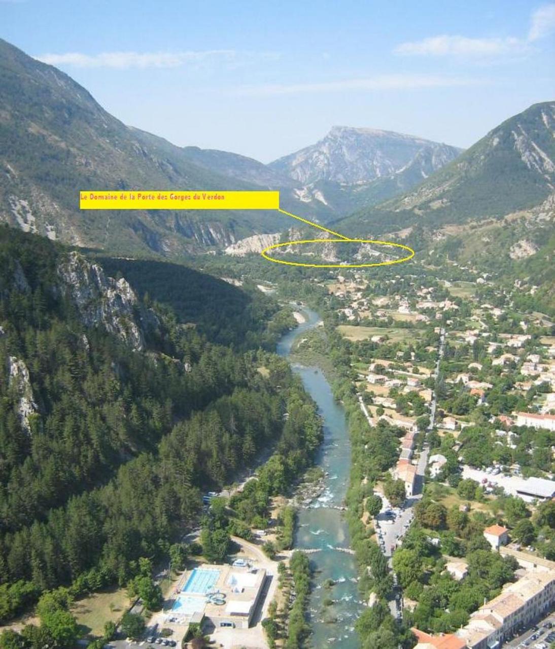 Camping Panoramique Du Verdon Castellane Kültér fotó
